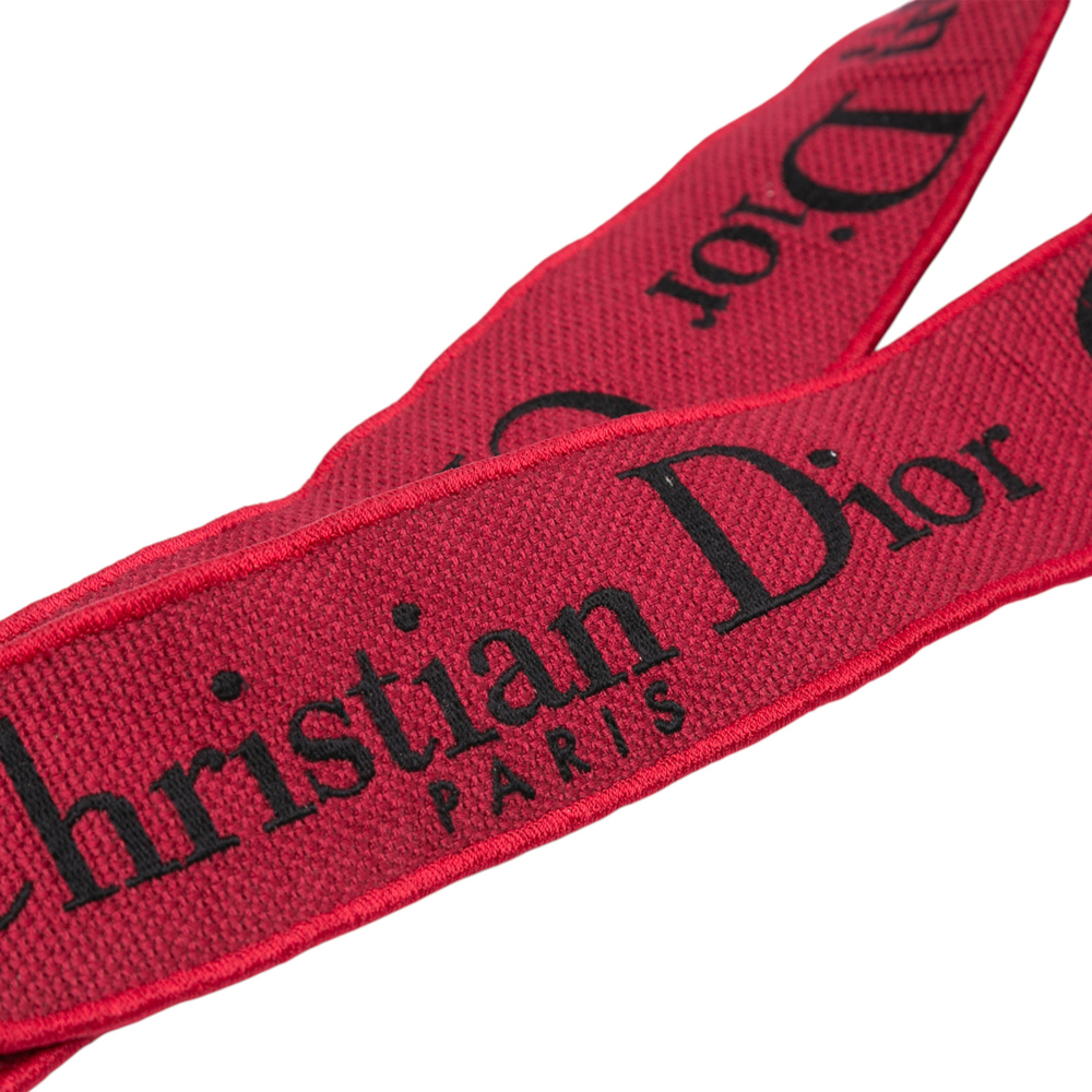 Pre-Loved Dior Medium Embroidered Velvet Roses Lady D Lite - Picture 11 of 12